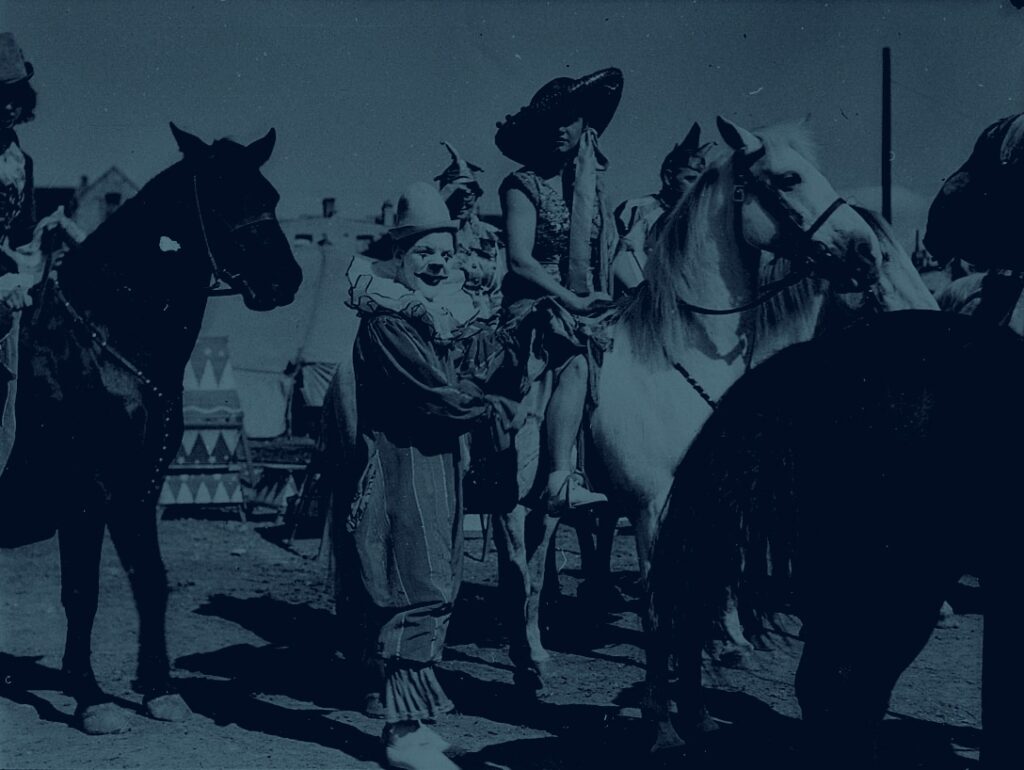 Dark vintage circus image for blog article 4 step launch checklist
